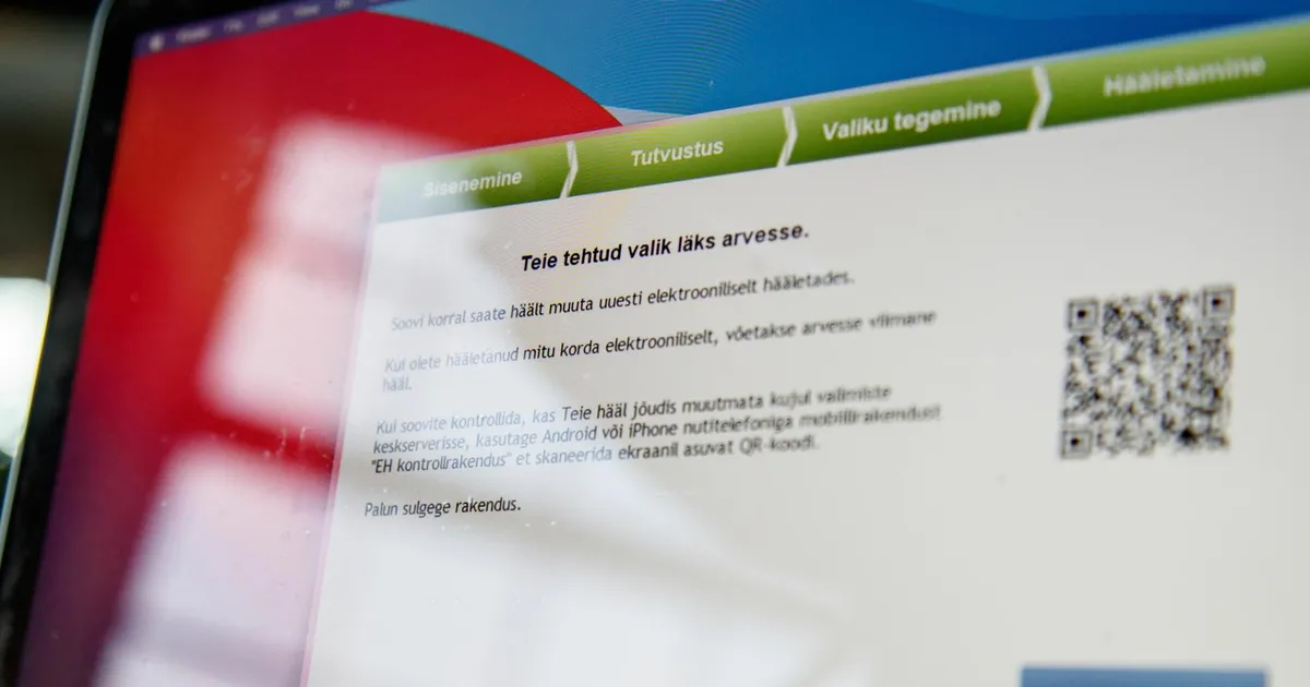 E- hääletamise reeglid viiakse veel rohkem seadusesse