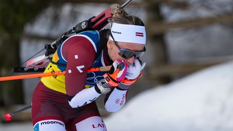 Bendika un Volfa atzinīgi vērtē savu sniegumu biatlona klasikā