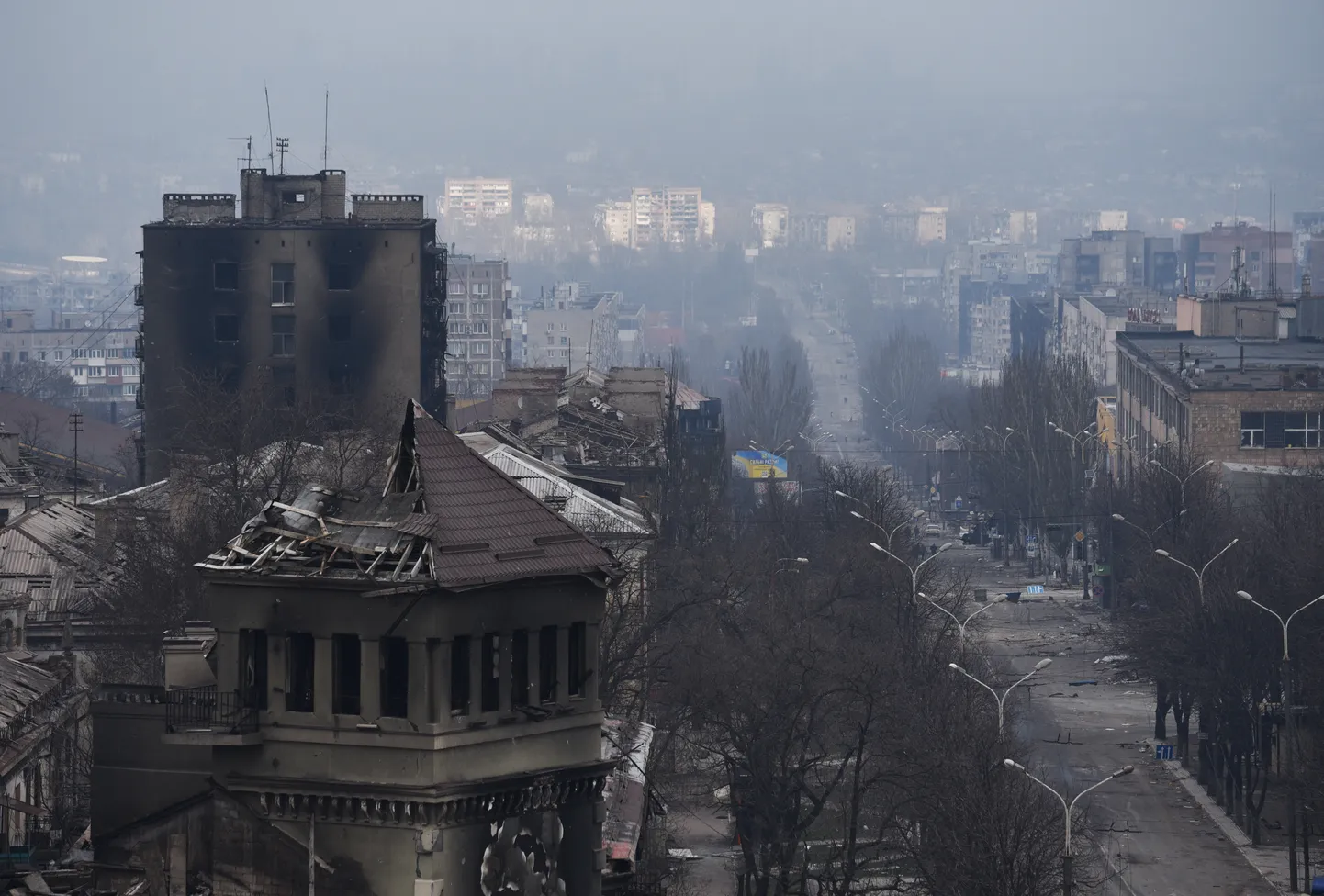 Venemaa vägede poolt ümber piiratud Ukraina sadamalinn Mariupol, kus on seni ligi 200 000 inimest lõksus