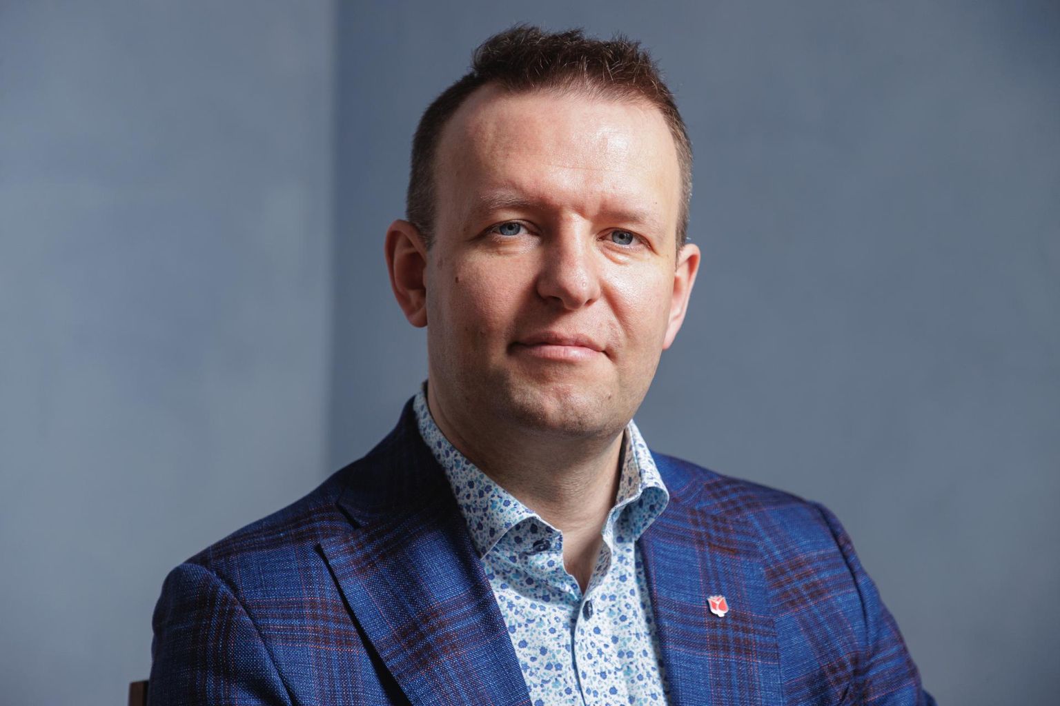 14.02.2022, Väätsa. Sotsiaaldemokraatliku Erakonna juhatuse esimees Lauri Läänemets.