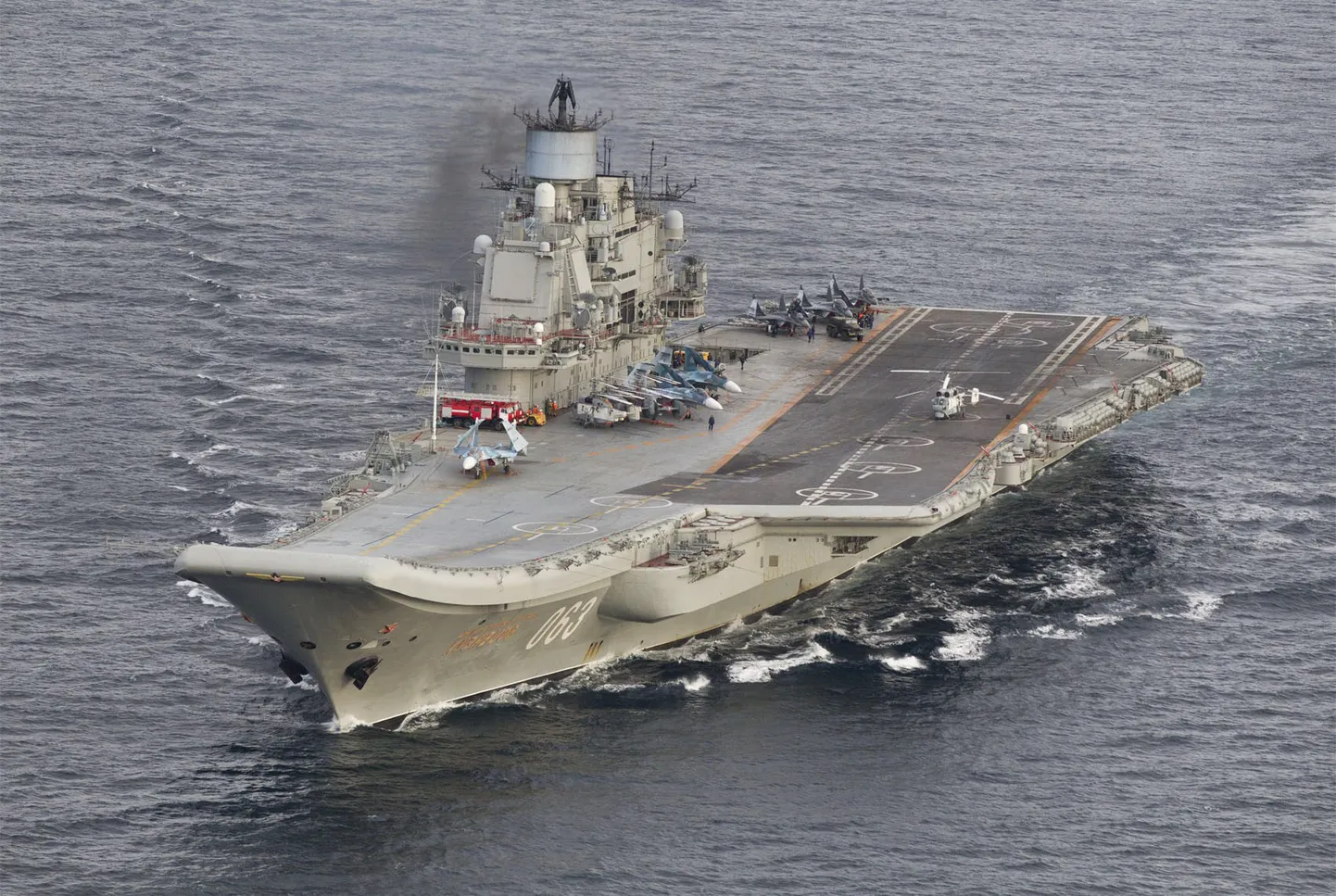 Venemaa ainus lennukikandja Admiral Kuznetsov.