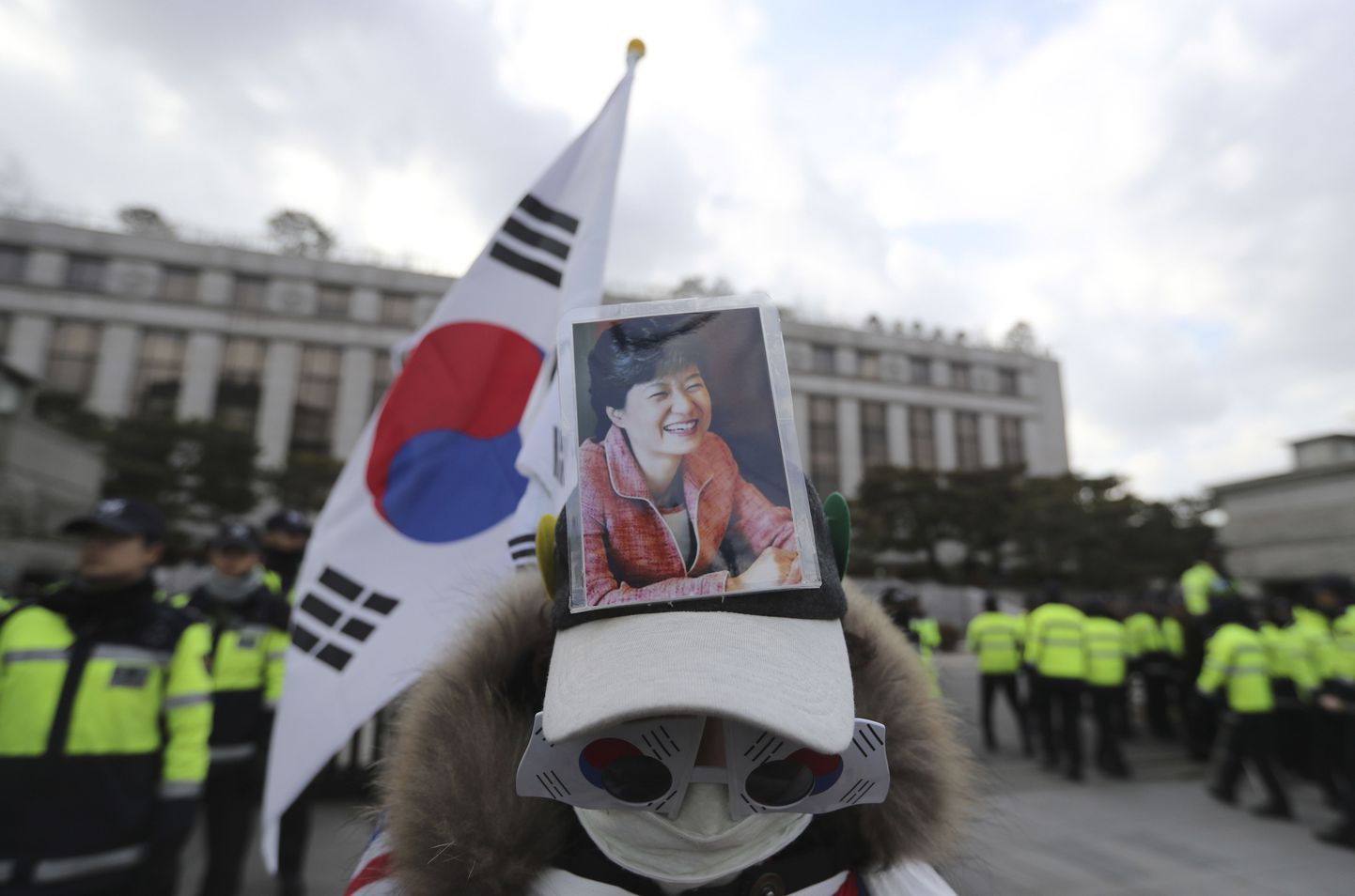 Lõuna-Korea presidendi Park Geun-hye toetaja