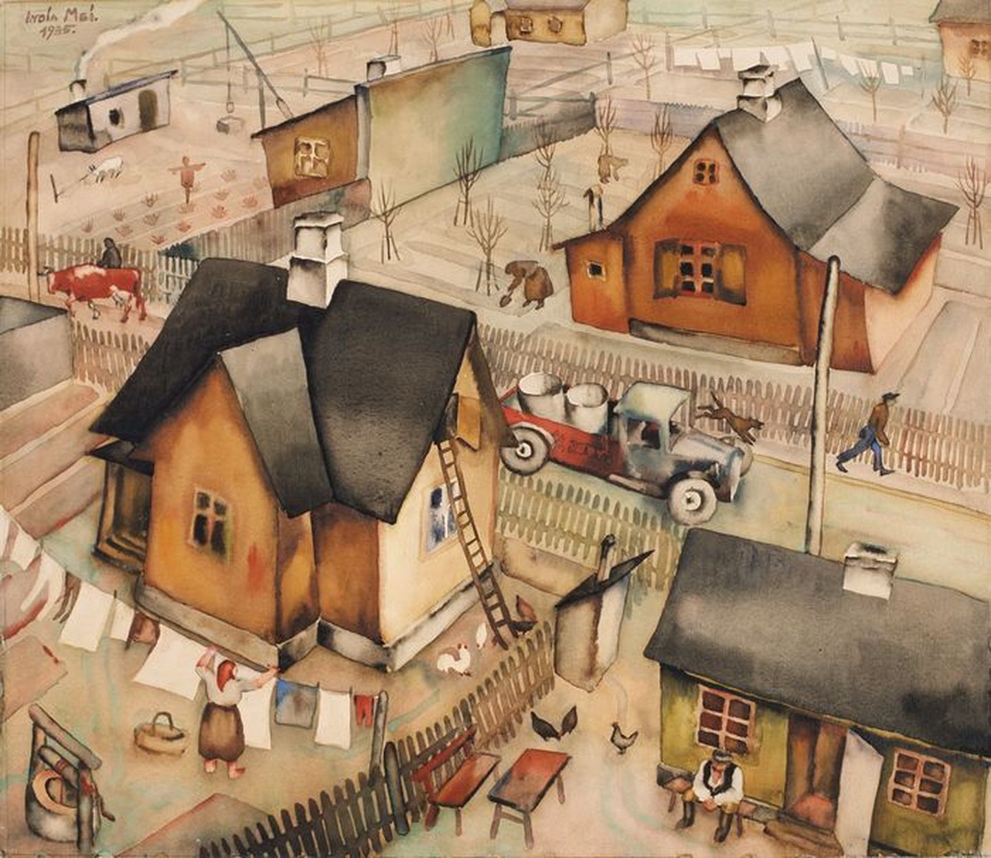 Lydia Mei (1896–1965)"Agulivaade" 1935 Akvarell