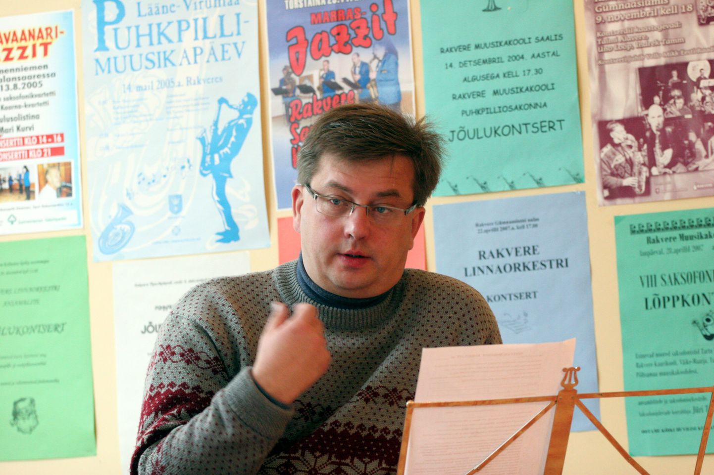 Dirigent Jüri Takjas.