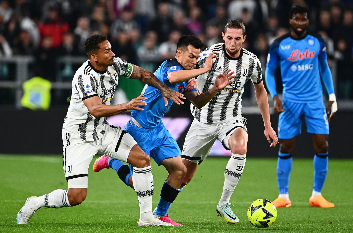 Itaalia meistrivõistluste mäng Napoli ja Juventuse vahel.