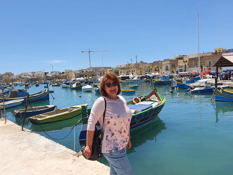 Анастасия Орешникова в минуты отдыха на Мальте