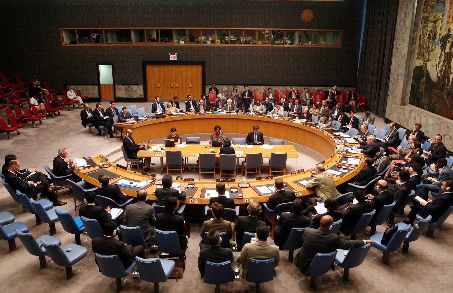ÜRO Julgeolekunõukogu erakorraline nõupidamine konfliktist Gruusias.