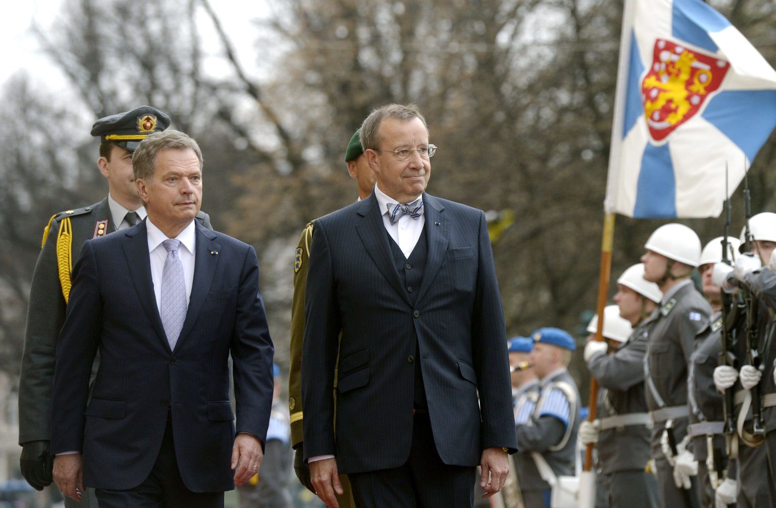 President Toomas Hendrik Ilves ja Soome president Sauli Niinistö.