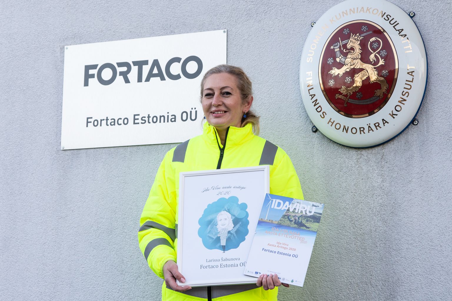 Eelmisel aastal pälvis Ida-Virumaa äriteo auhinna Narvas asuv metalliettevõte Fortaco, mida juhib Larissa Šabunova.