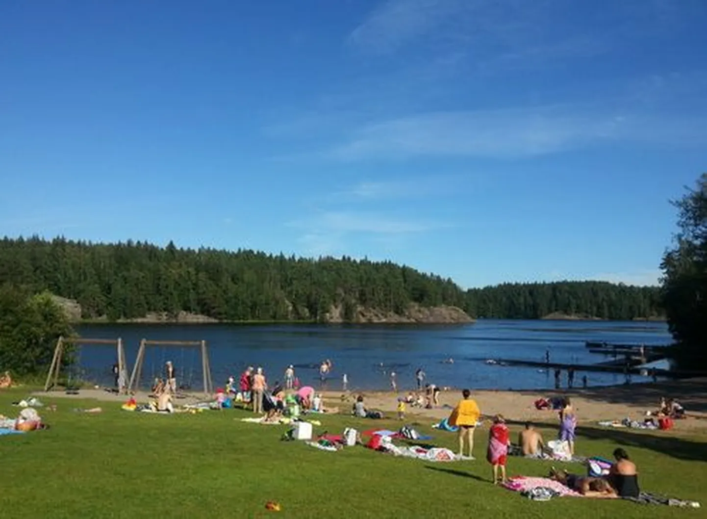 Soome Sipoo Pilvijärvi järv