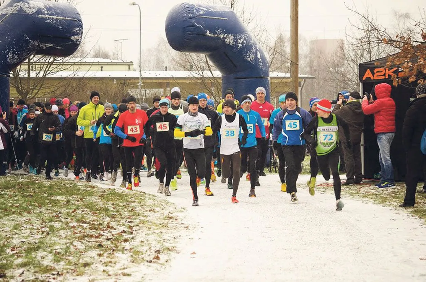 Mispo talvemaratoni stardijoonelt sööstis kahel päeval kannatuste rajale ligi 300 heatujulist spordisõpra.