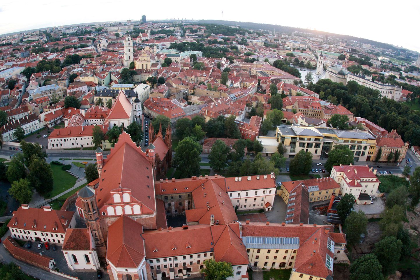 Aerofoto Leedu pealinnast Vilniusest.