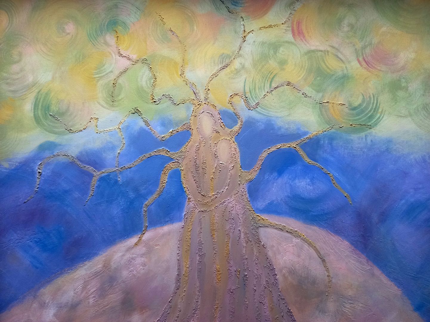 Töö Anu Hindi näituselt «Puude puudutus»