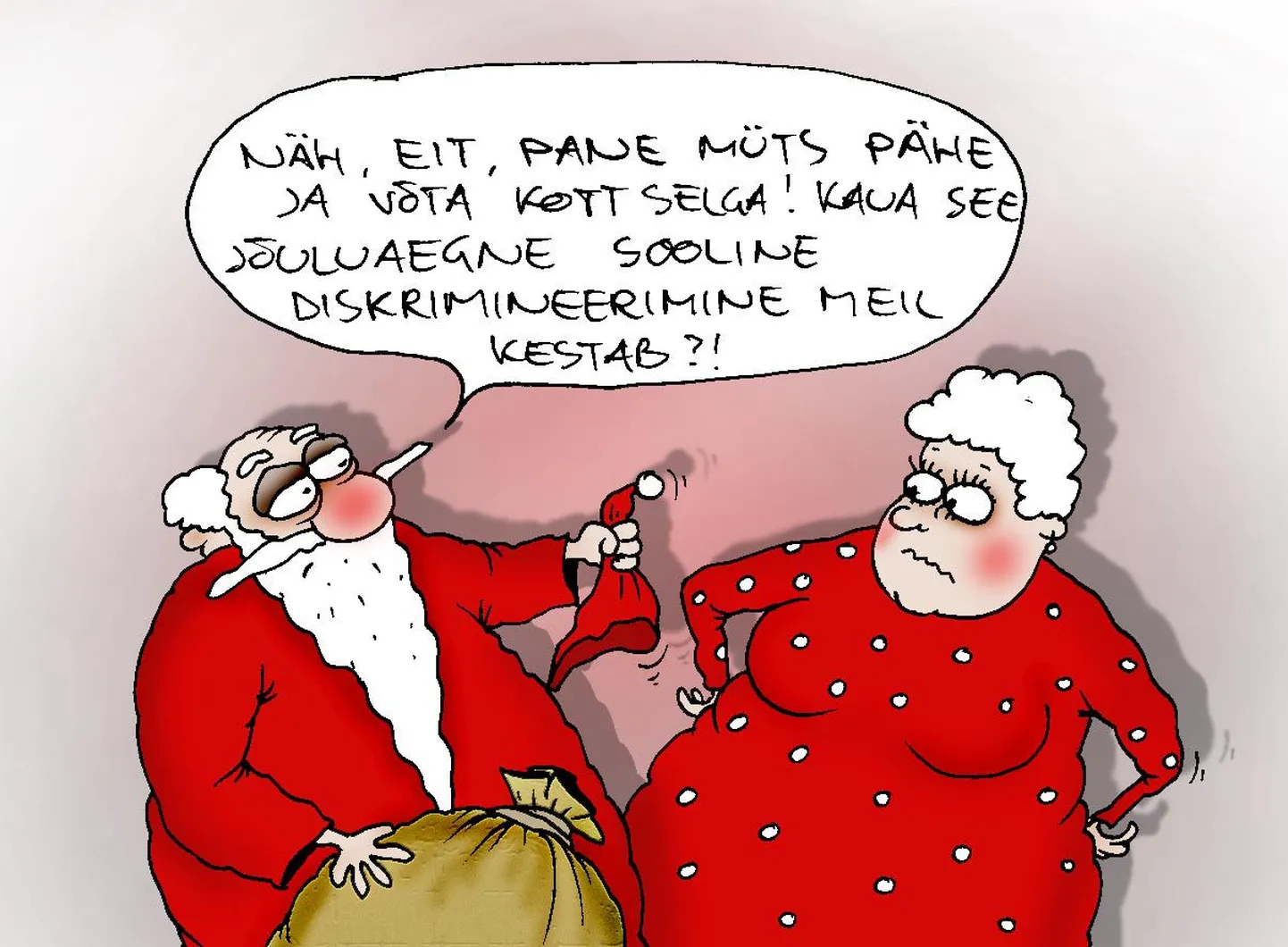 Jõuluaegne sooline diskrimineerimine.