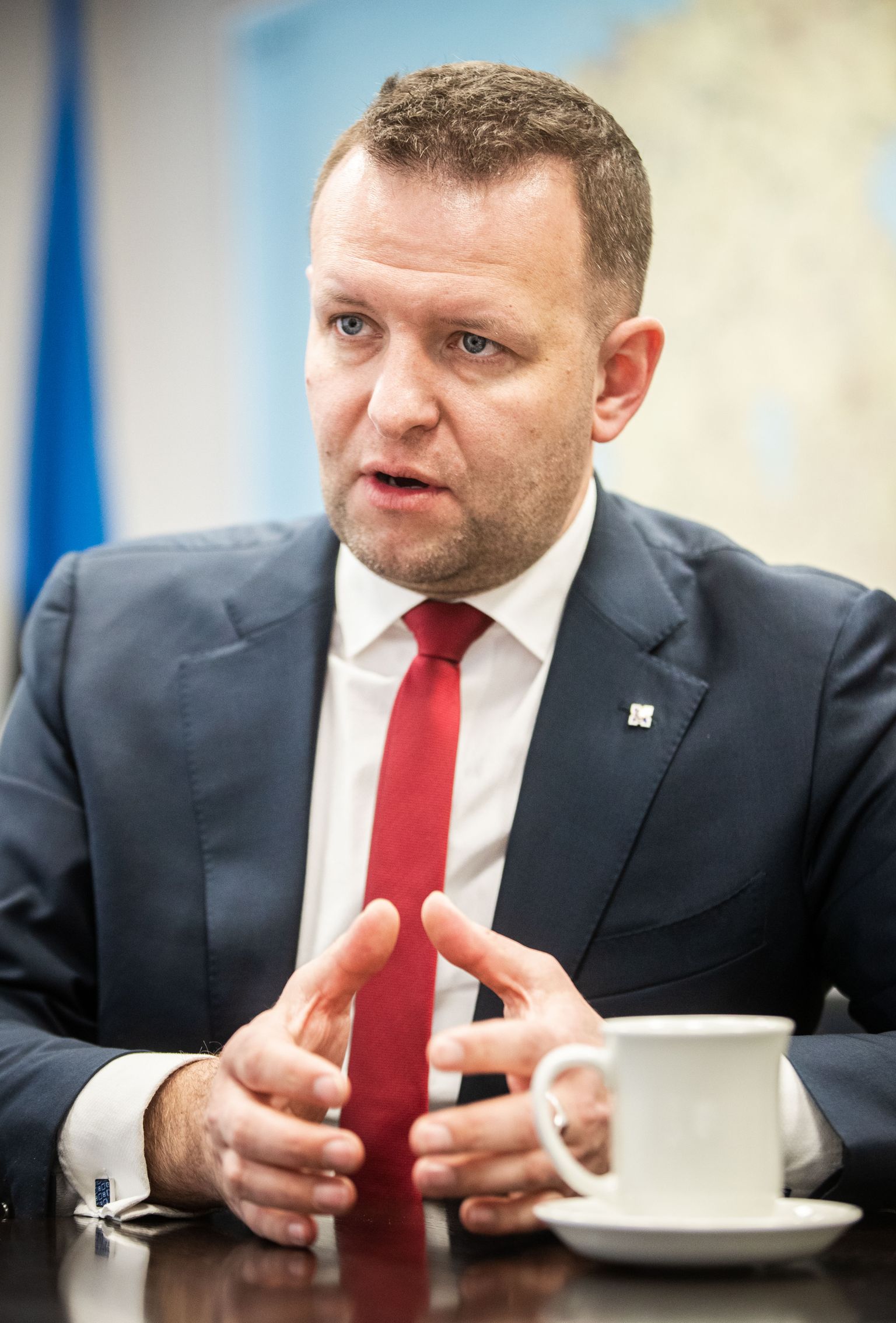Sotsiaaldemokraatliku Erakonna esimees Lauri Läänemets.