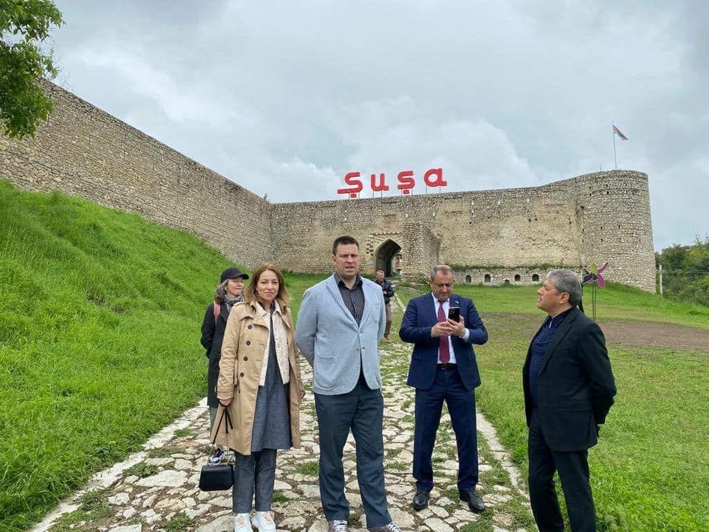 Jüri Ratas käis Şuşa linnas mai lõpupäevil.