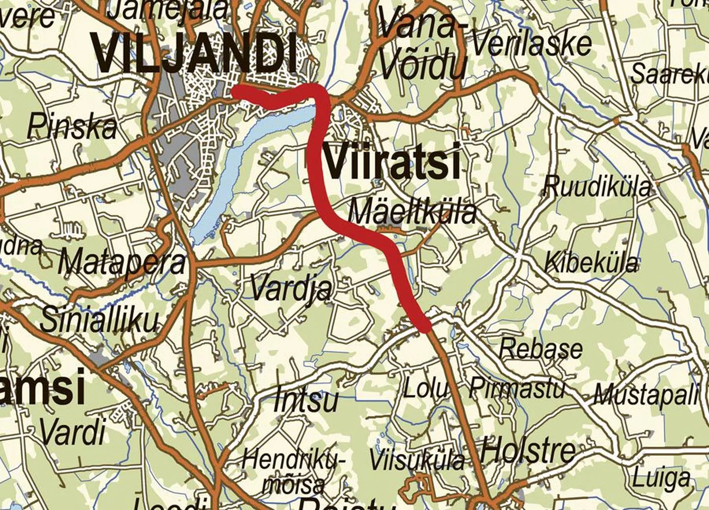 See on teekond Viljandist Seasaare kõrtsi hoovist, kus praegu asub remondis olev kultuurimaja, mööda Tartu tänavat mäest alla üle Kösti silla Tarvastu poole kuni Mutsu nõmmeni ehk praeguse Holstre-Nõmmeni. Seal asuv tapetud maksuametniku mälestuskivi, mis on praegugi alles, ehkki maanteest veidi kõrvale jäänud.