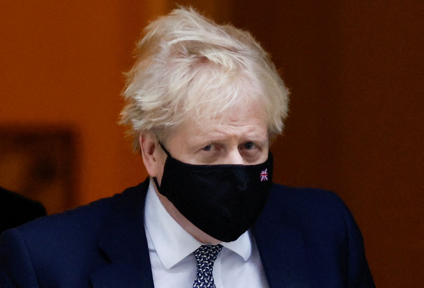 Briti peaminister Boris Johnson lahkumas 25. jaanuaril oma residentsist Londonis Downing Street 10
