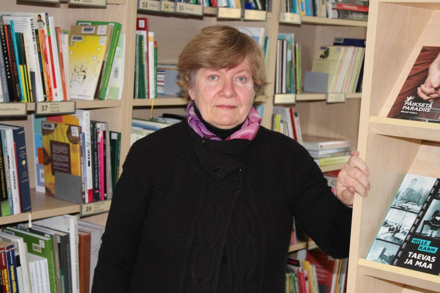 Sirje Võsa on Saksi raamatukogus töötanud viisteist aastat, neist viimased seitse poole kohaga.