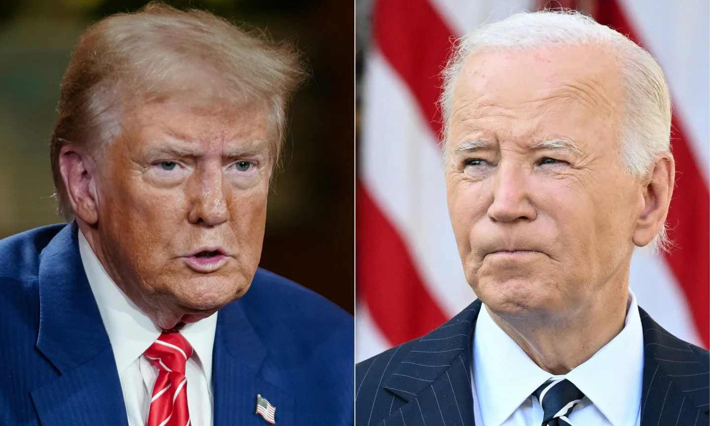 Дональд Трамп и Джо Байден
