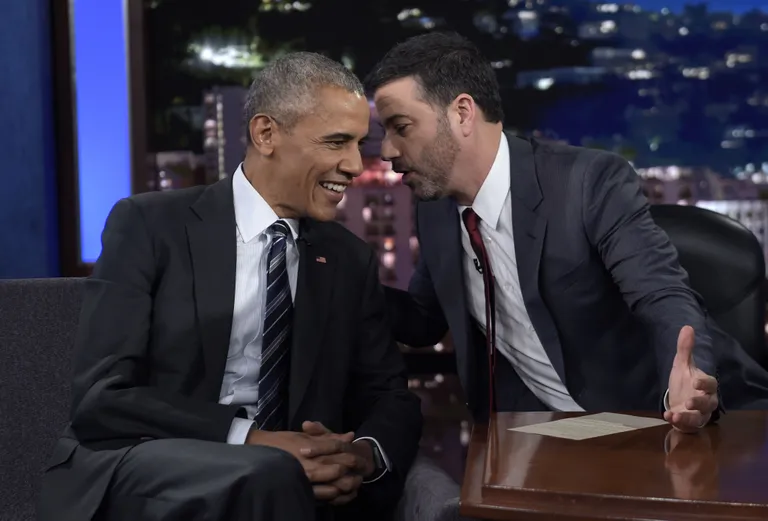 Barack Obama ja Jimmy Kimmel