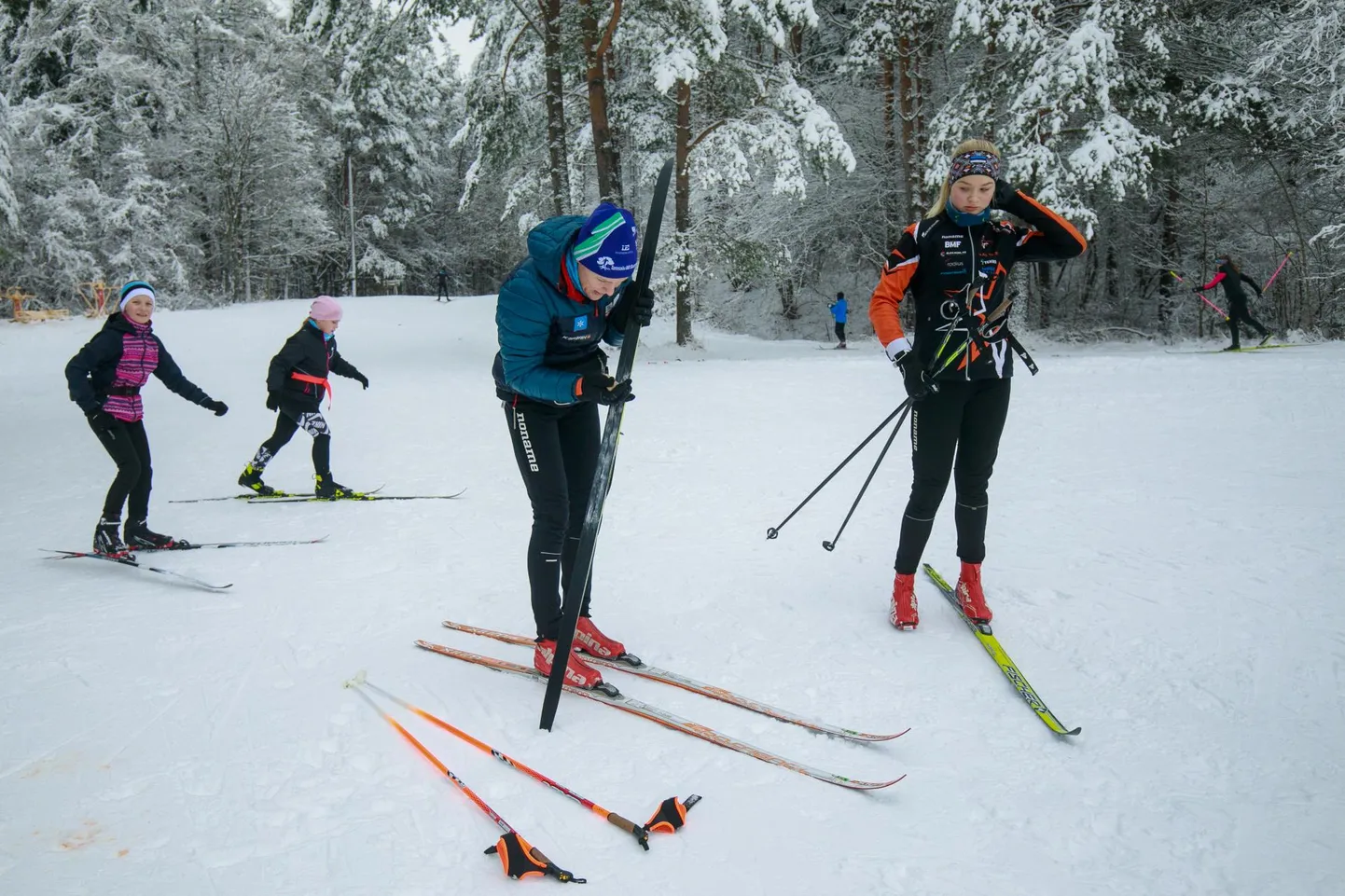 Tamsalu Suusaklubi liikmed harjutasid Palermos harrastajatega võidu.