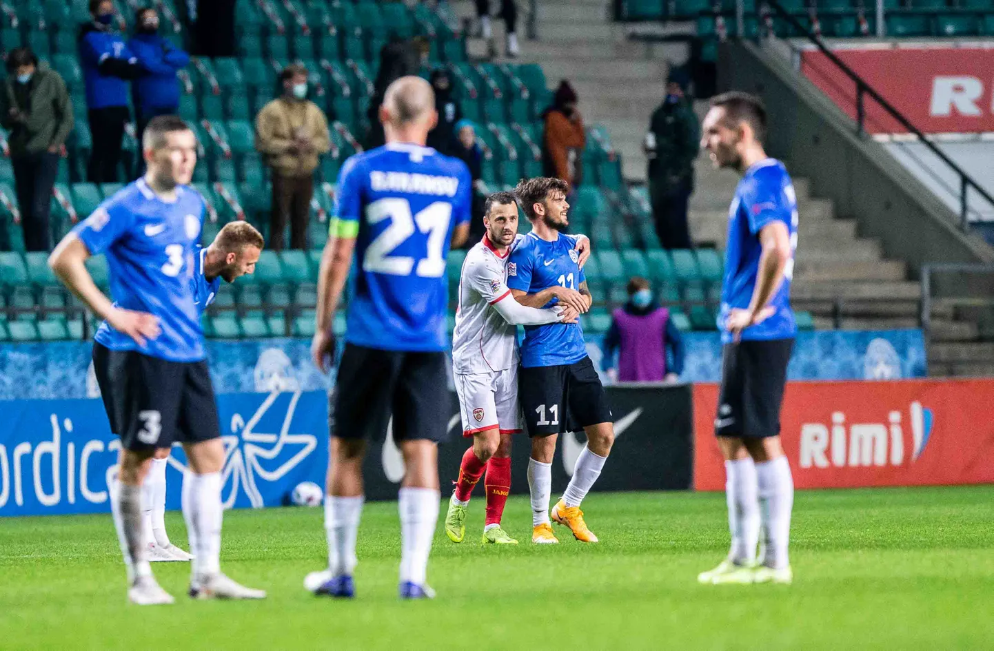 Игроки сборной Эстонии по футболу.