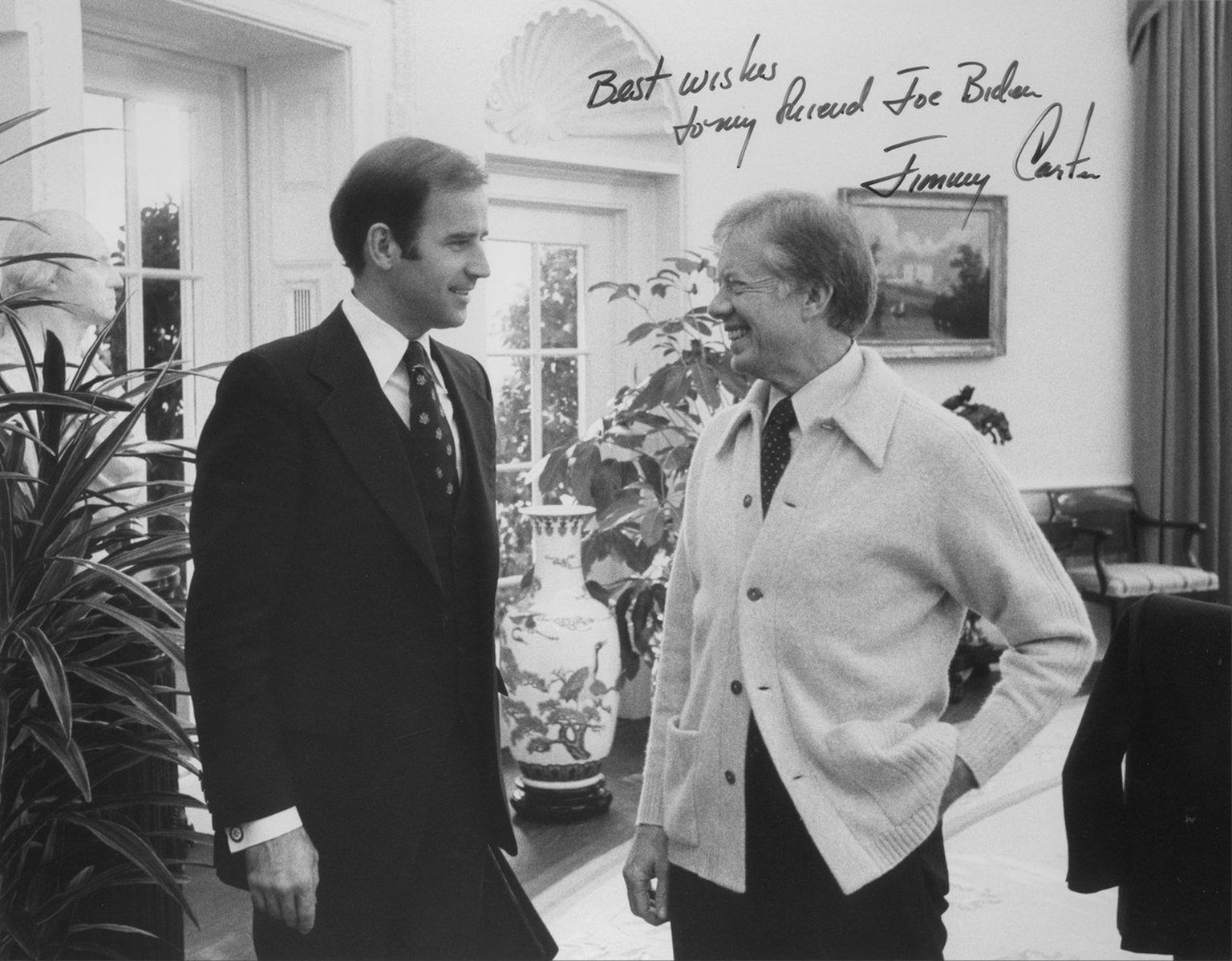Senaator Joe Biden koos president Jimmy Carteriga aastal 1979.