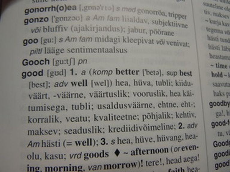 Ingliskeelse sõna «good» tähendused