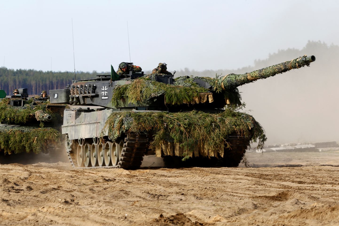 Leopard 2 tankid Leedus.
