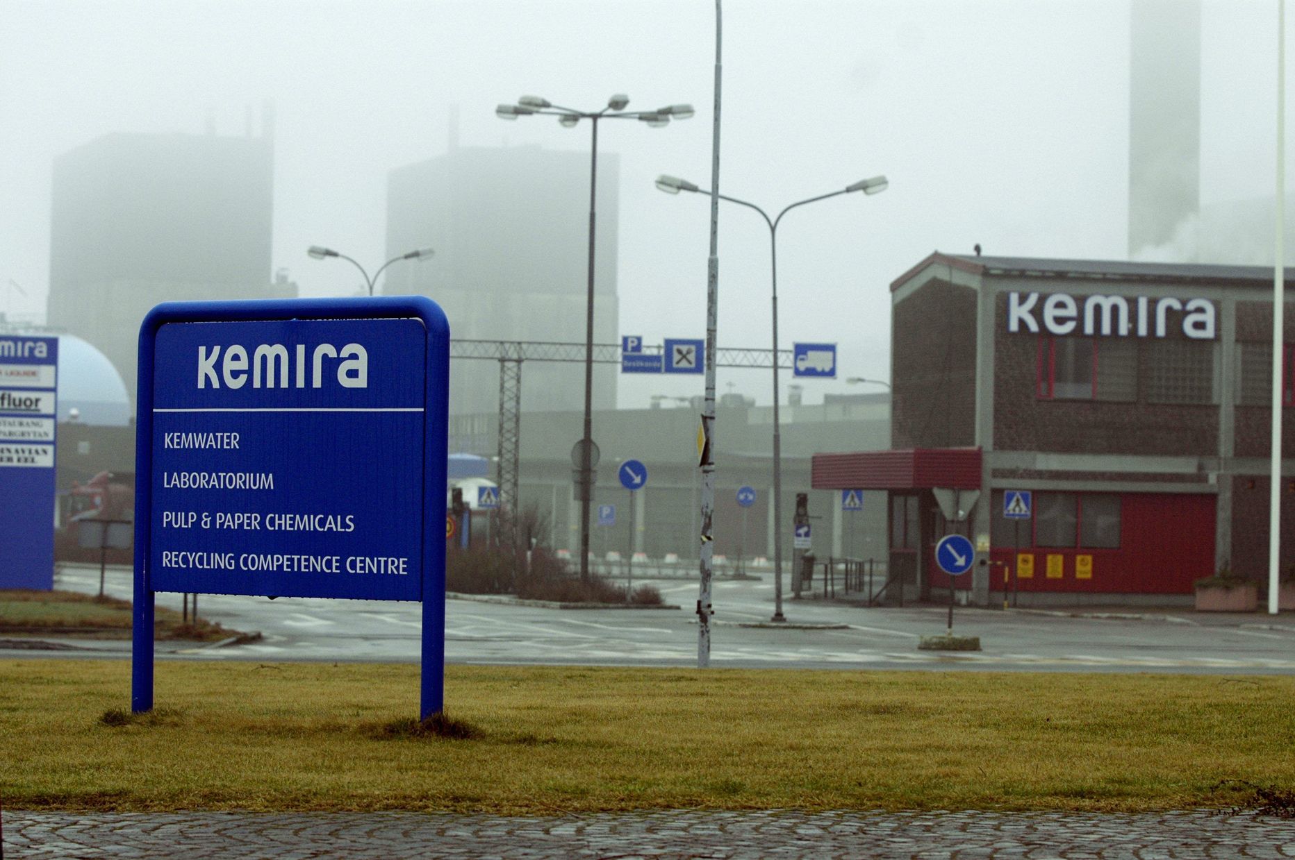Kemira kontsernile kuuluv tehas Rootsis Helsingborgis.
