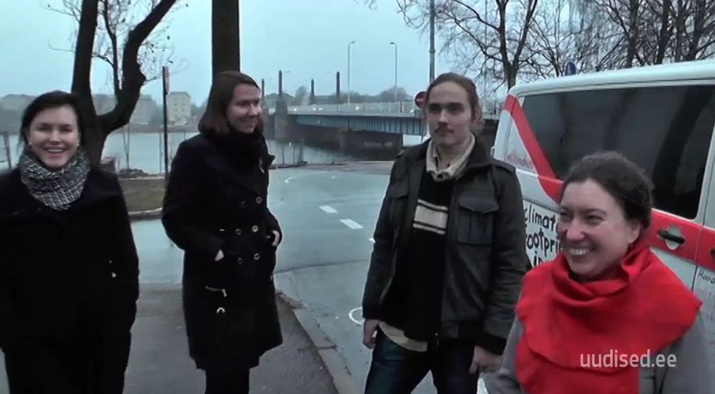 Eesti keskkonnaaktivistid asusid kliimabussiga Pariisi poole teele, et maailma paremaks muuta!
