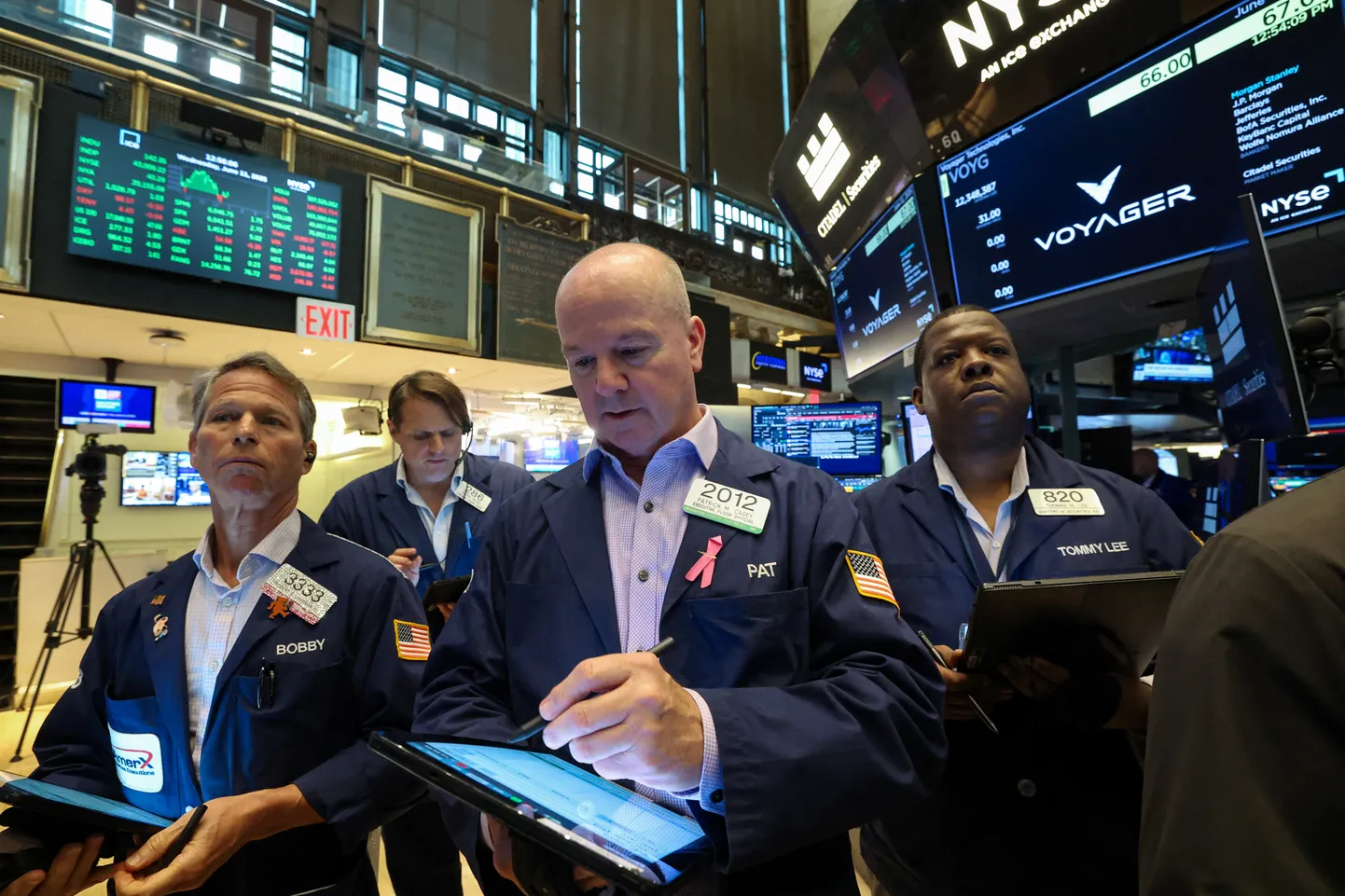 Kauplejad New Yorgi börsil (NYSE) New Yorgis, USA, 11. juunil 2025.