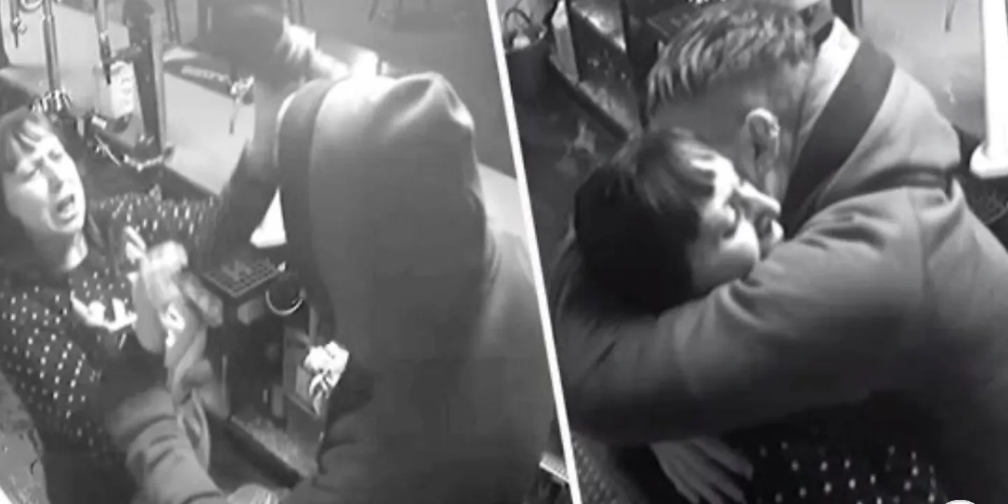 Luke Jonas ründas eelmise aasta detsembris oma tuttavat baaridaami Yvette Smithi. Kui naine maskis mehe ära tundis, otsustas mees relvaga ähvardamise asemel hirmunud naist hoopis kallistada.