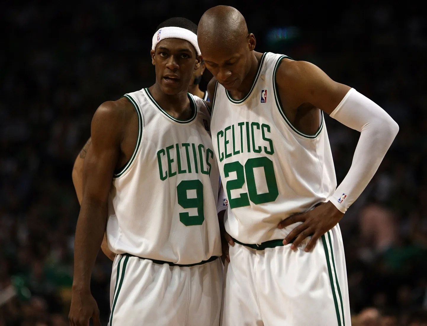 Rajon Rondo (vasakul) ja Ray Allen