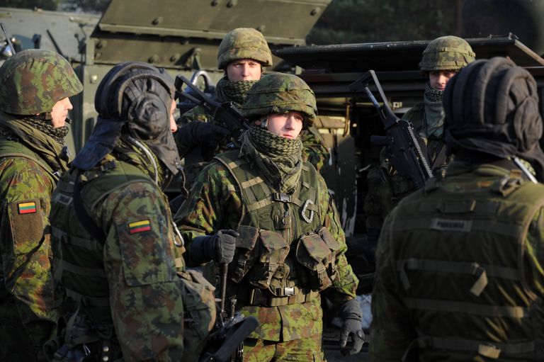 Leedu sõdurid.