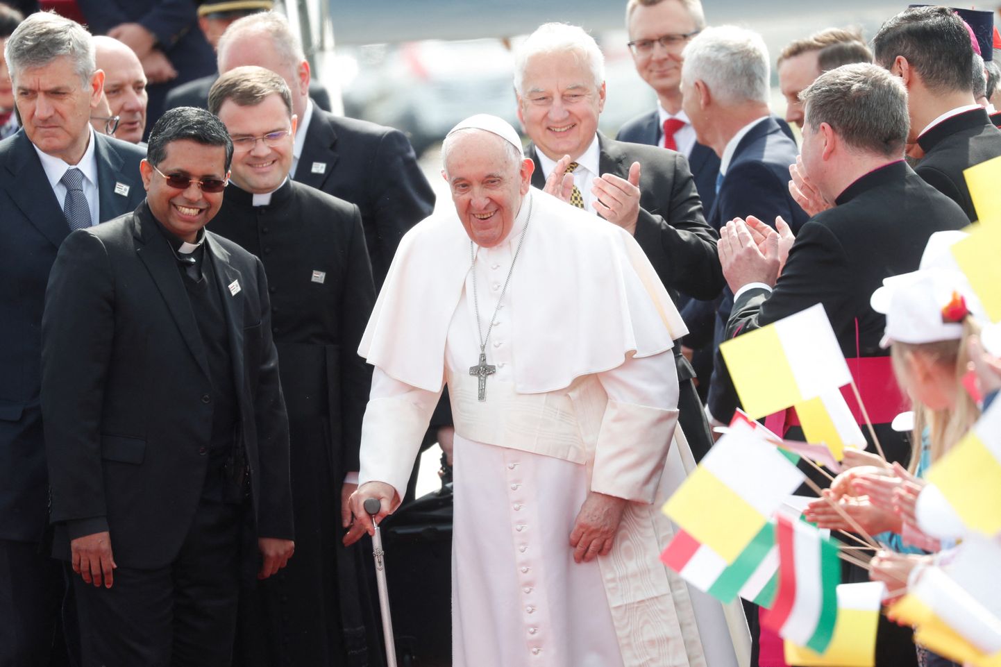 Paavst Franciscus Ungaris 28. aprill 2023.