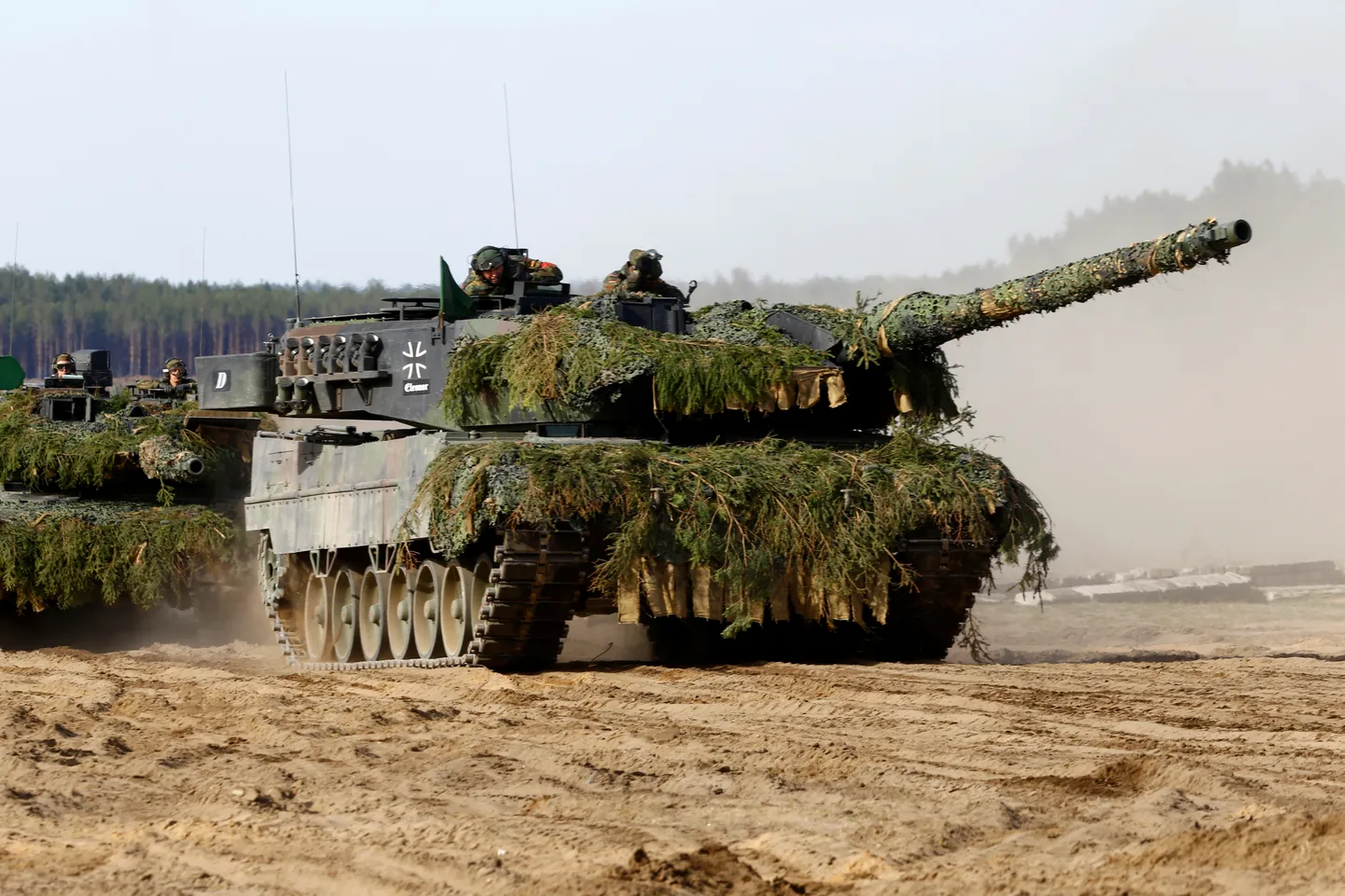 Leopard 2 tankid Leedus.