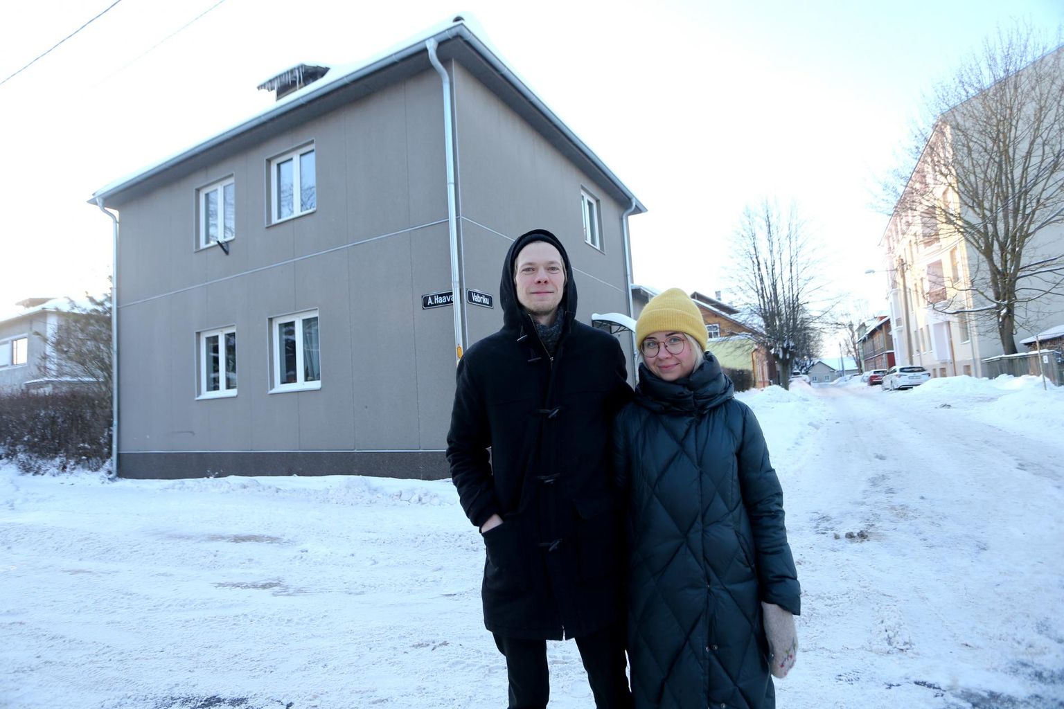 Aadressil Vabriku 16 paikneva maja omanikud Mihkel Salk ja Anu Salumaa olid detsembris ühed esimeste seas, kes renoveerimismaratoni küsimustiku täitsid.