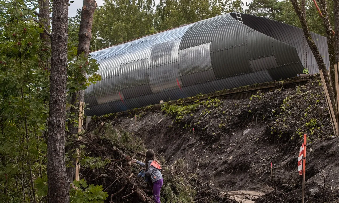 Nõmme tunneli ehitamine.