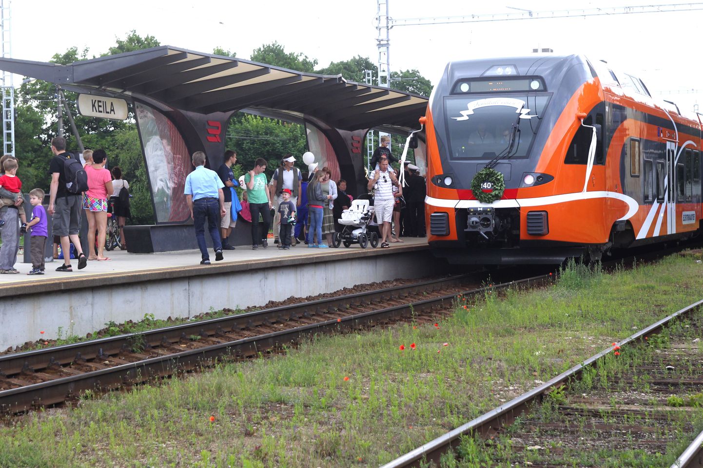 Elektriraudtee uute rongide esimene reis toimus liinil Tallin-Keila-Tallinn.