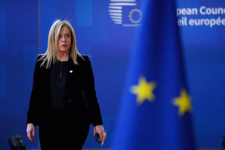 Meloni on ametis 2022. aastast ja esimene naispeaminister Itaalia ajaloos.