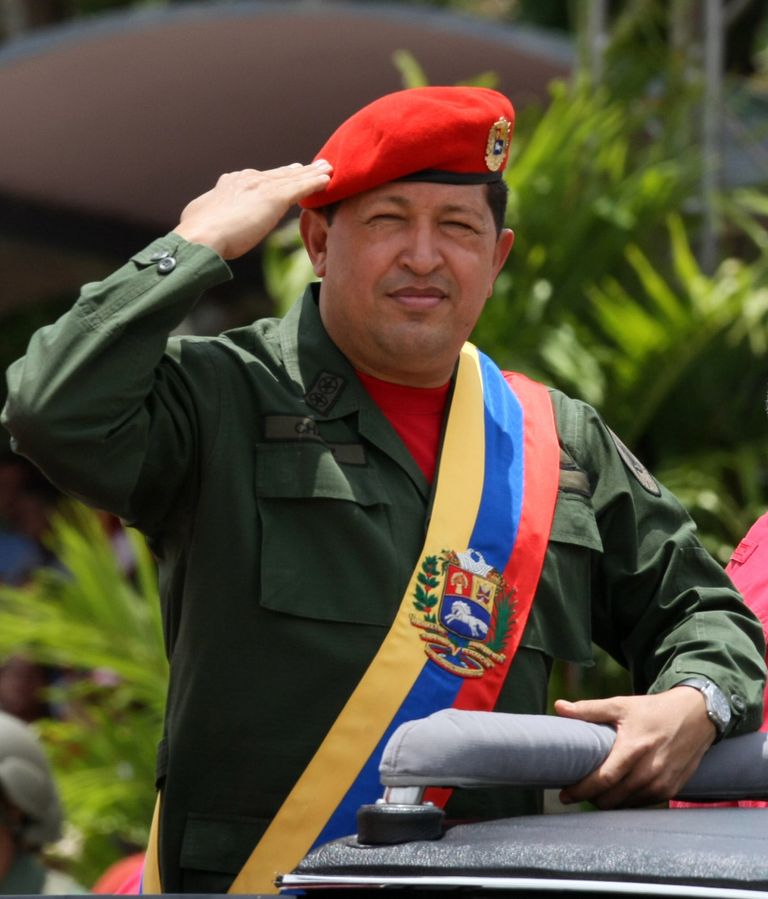 Venezuela president Hugo Chavez 2008
