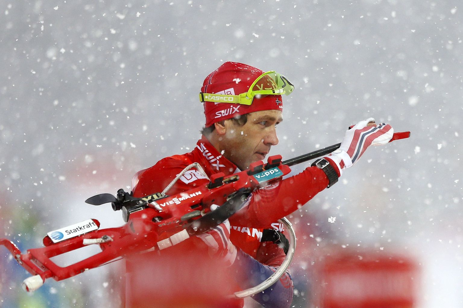 Ole Einar Björndalen loodab karjääri 20. MM-kulla võita just kodupubliku ees.