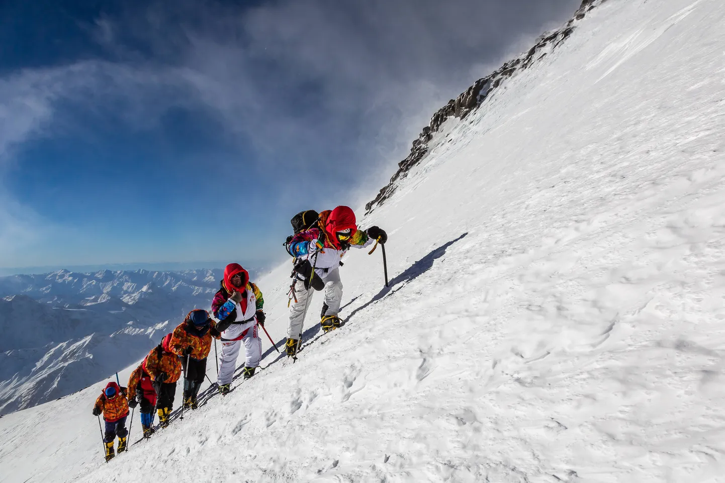 Alpinistid Elbrusel.