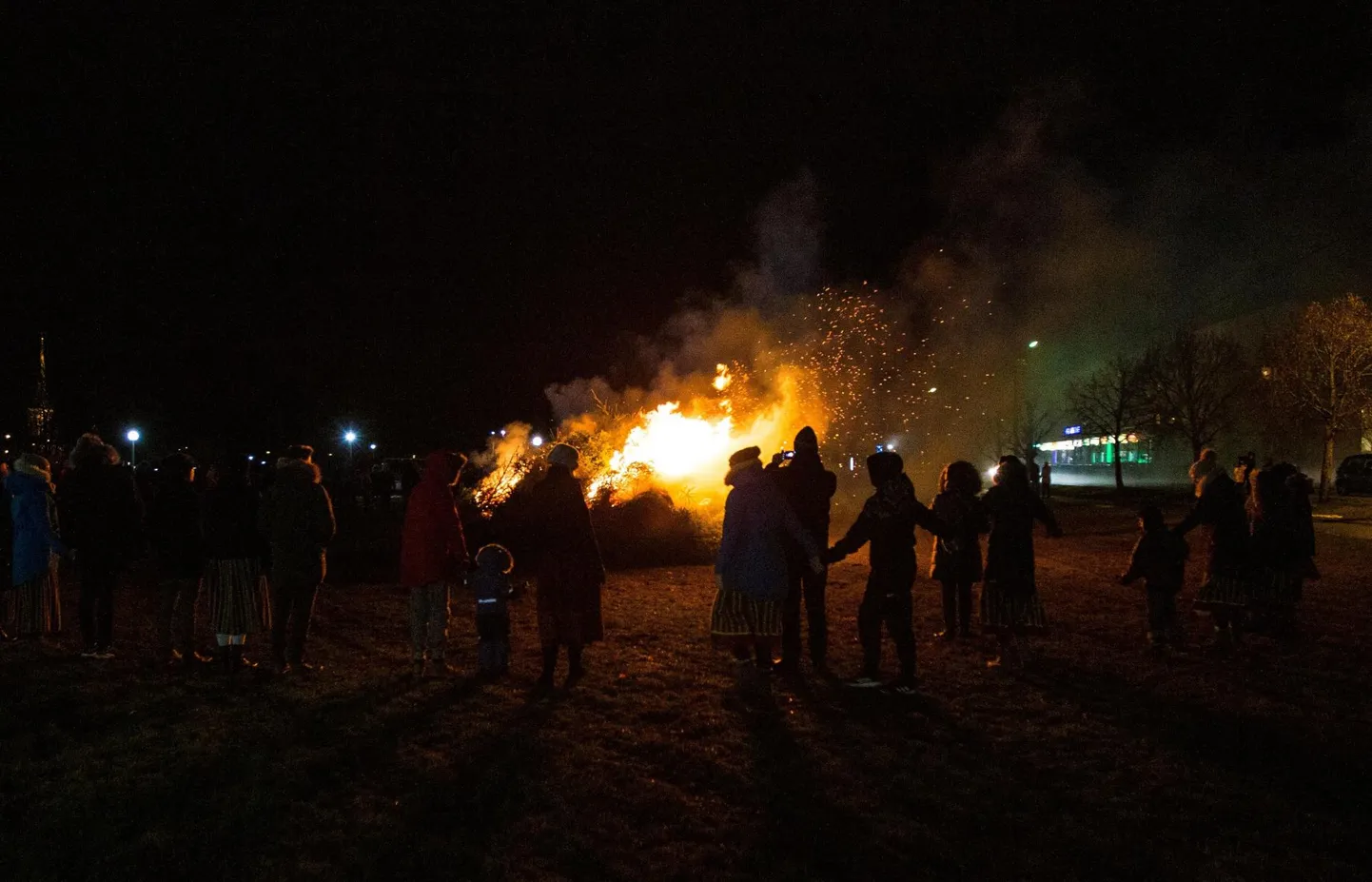 Kuuskede põletamine Rakveres.