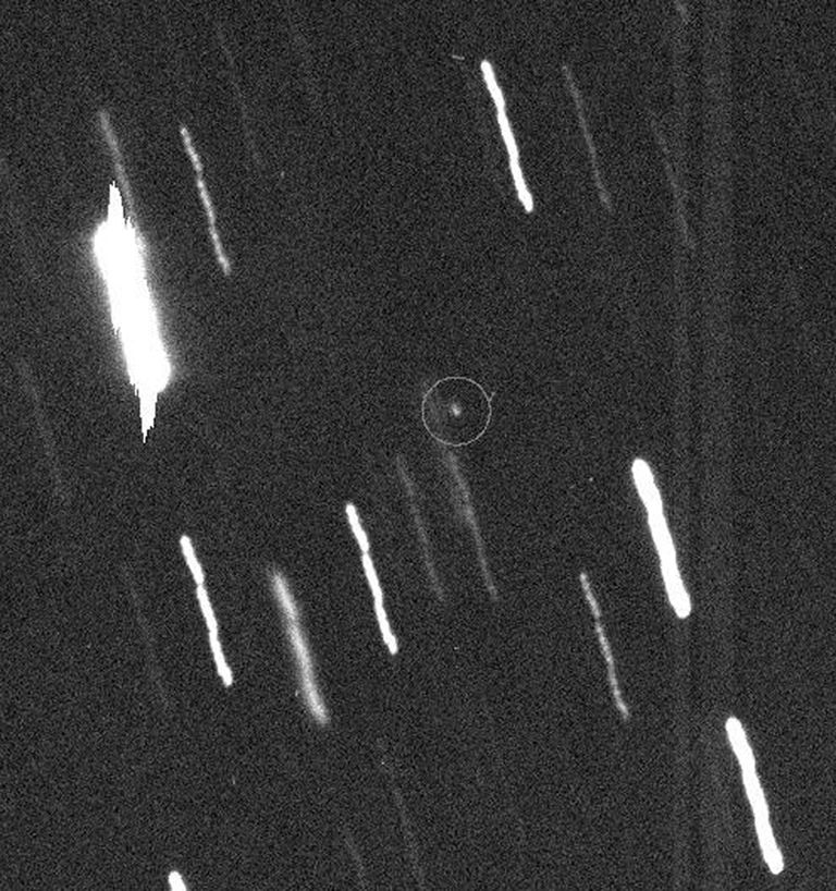NASA foto asteroid Apophisest (ringi sees)