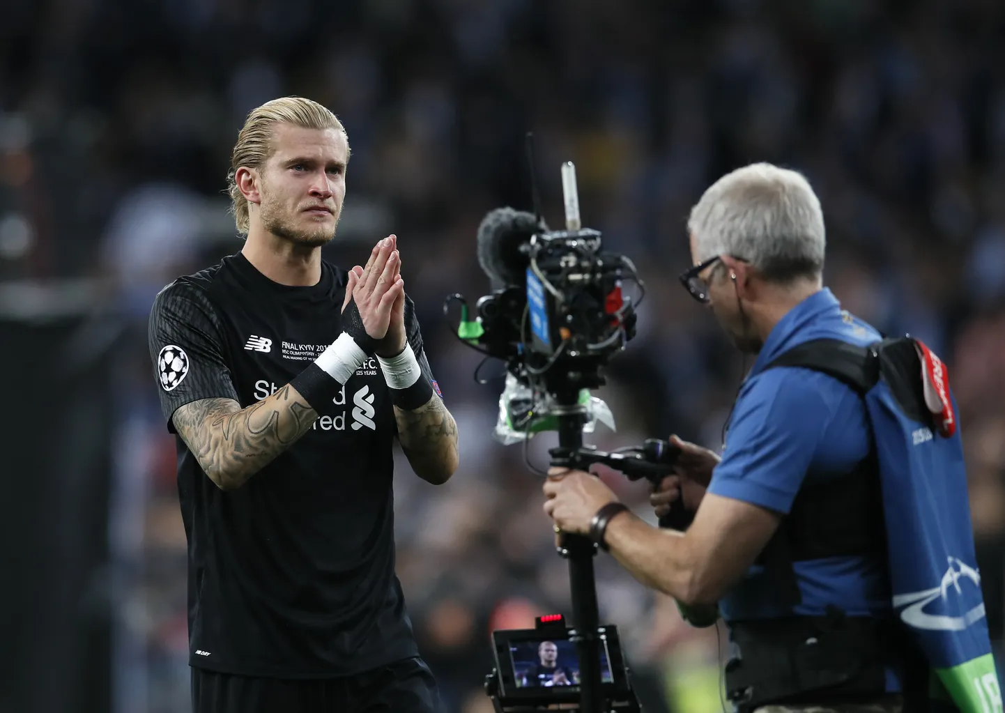 Loris Karius Meistrite liiga finaalis.