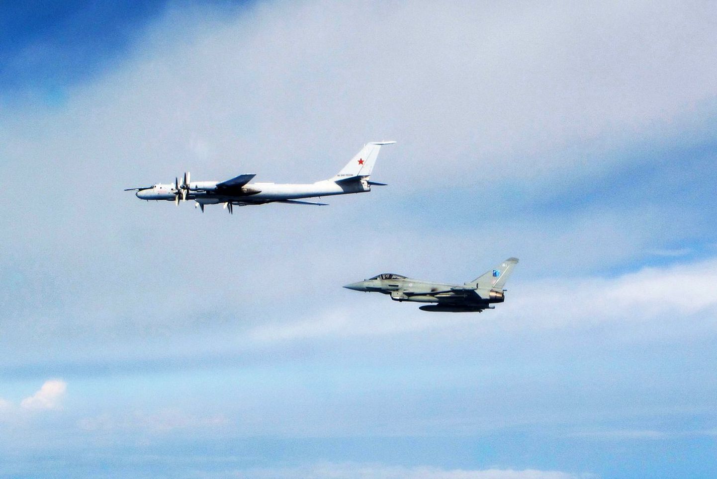 Briti hävitaja eskortis 2019. aastal Eesti lähistel Venemaa strateegilist pommituslennukit Tu-95.