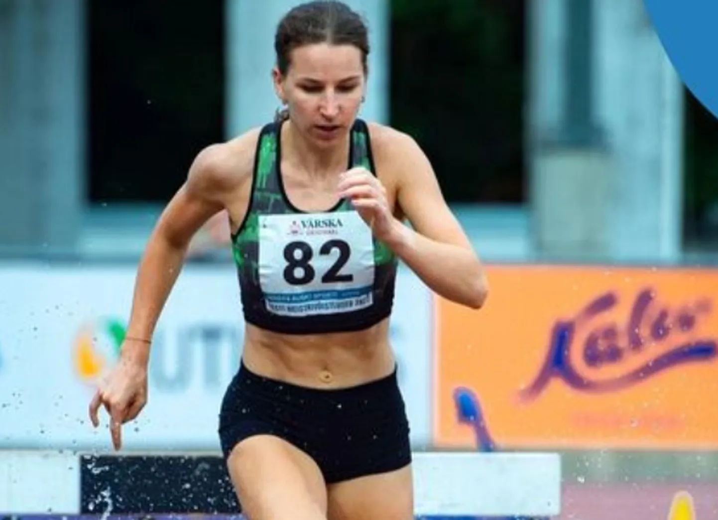 3000 m takistusjooksus Eesti rekordi püstitanud Laura Maasik.